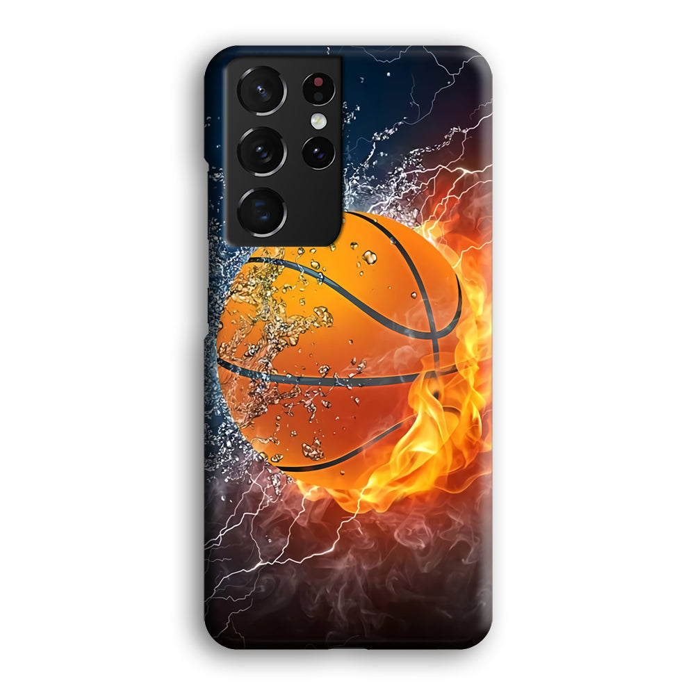 Basketball Ball Cool Art Samsung Galaxy S21 Ultra Case-Phone Case-3D Case-Altracase