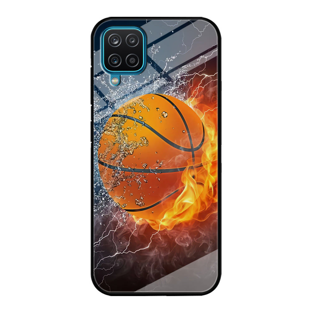Basketball Ball Cool Samsung Galaxy A12 Case-Phone Case-Tempered Glass Case-Altracase