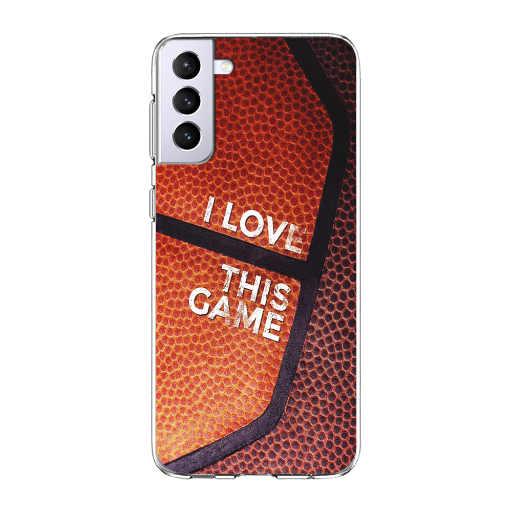 Basketball I Love This Game Samsung Galaxy S24 Case-Phone Case-Clear Soft Case-Altracase