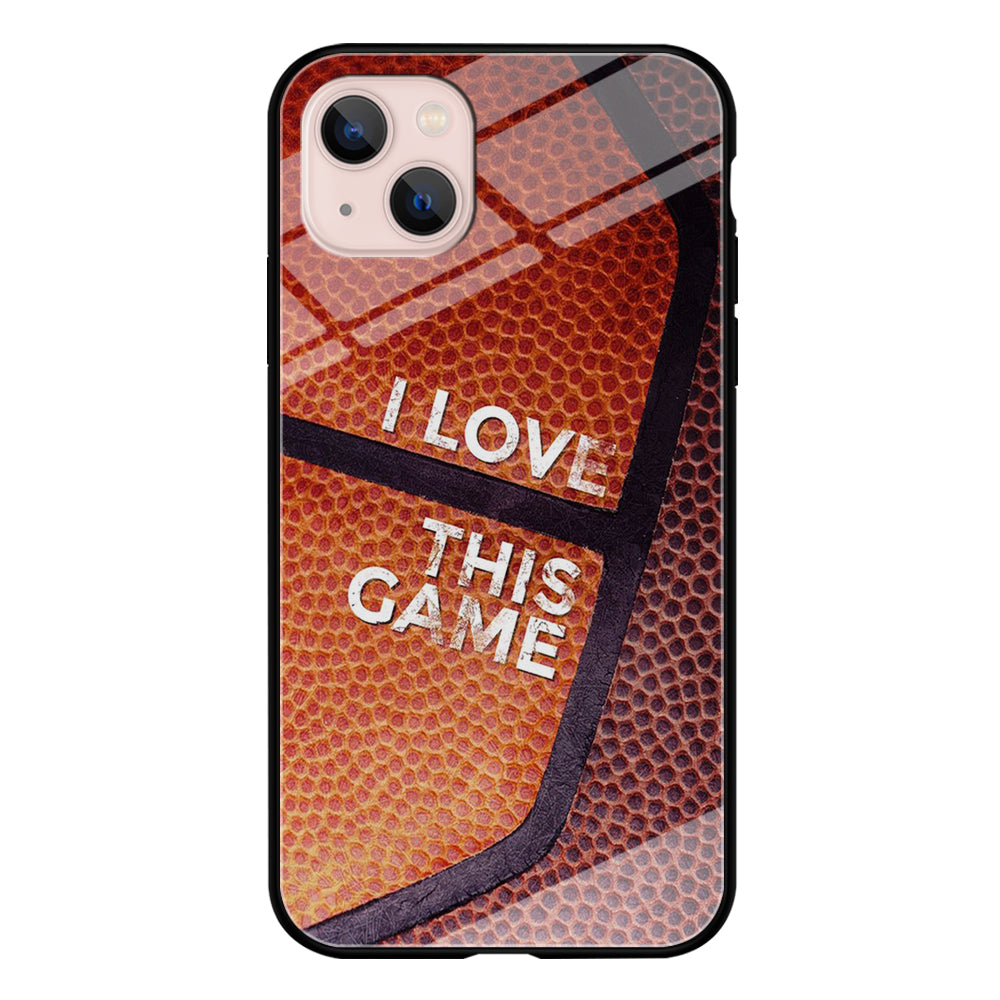 Basketball I Love This Game iPhone 15 Plus Case-Phone Case-Tempered Glass Case-Altracase