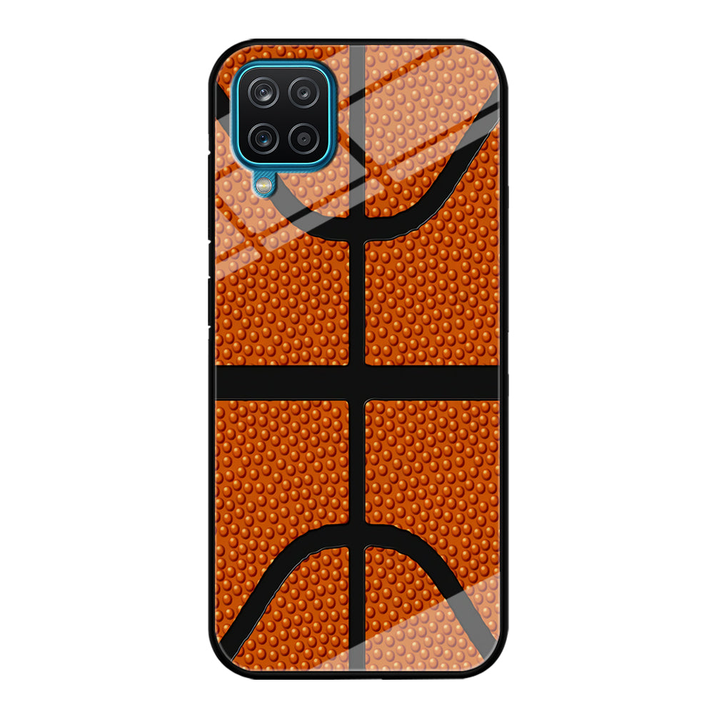 Basketball Pattern Samsung Galaxy A12 Case-Phone Case-Tempered Glass Case-Altracase