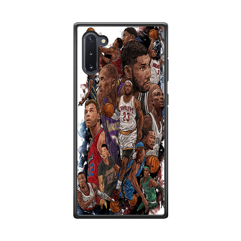 Basketball Players Art Samsung Galaxy Note 10 Case-Phone Case-Tempered Glass Case-Altracase
