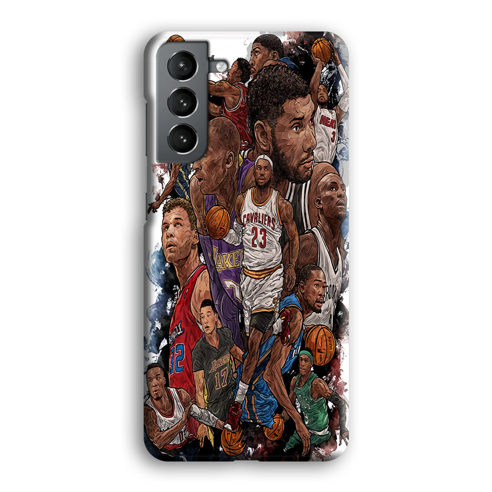 Basketball Players Art Samsung Galaxy S24 Case-Phone Case-3D Case-Altracase
