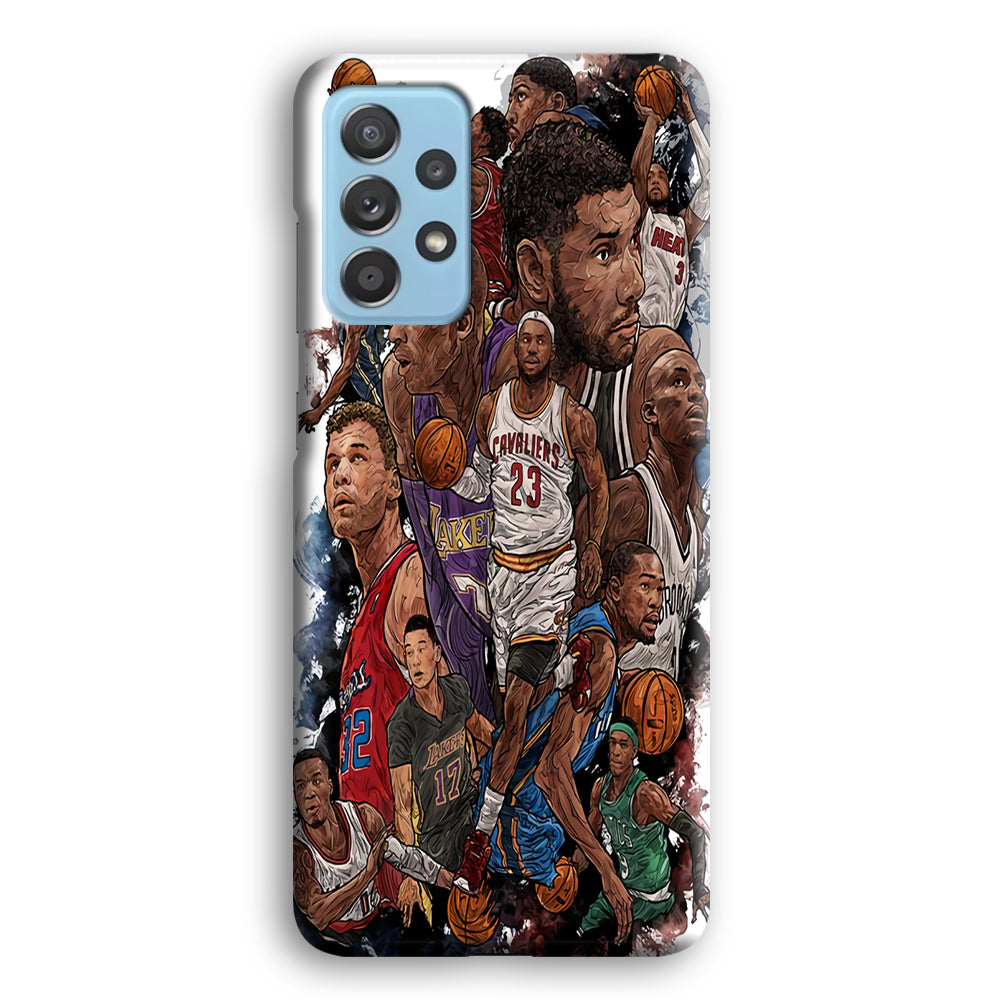 Basketball Players Art Samsung Galaxy A52 Case-Phone Case-3D Case-Altracase