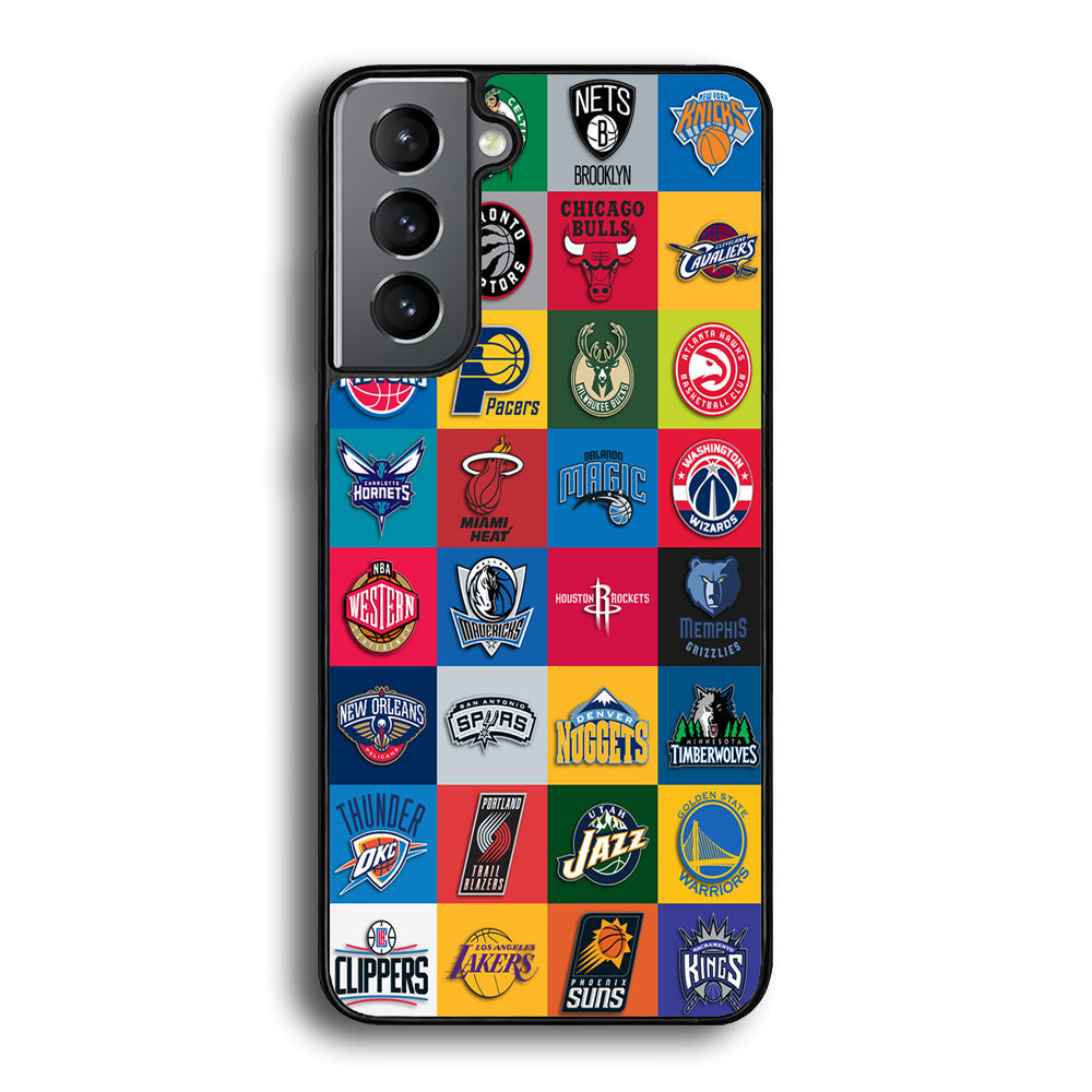 Basketball Teams NBA Samsung Galaxy S23 Plus Case-Phone Case-Rubber Black (2D Case)-Altracase