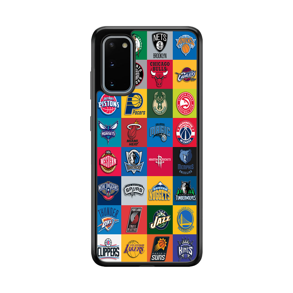 Basketball Teams NBA Samsung Galaxy S20 Case-Phone Case-Rubber Black (2D Case)-Altracase