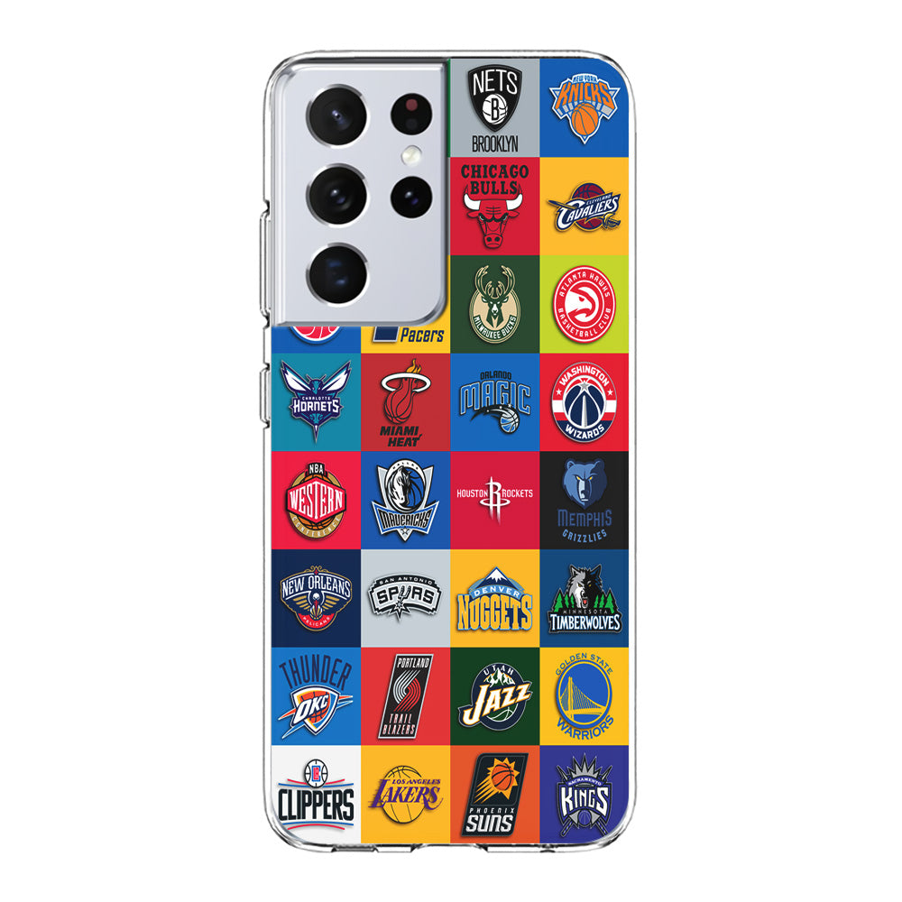 Basketball Teams NBA Samsung Galaxy S23 Ultra Case-Phone Case-Clear Soft Case-Altracase
