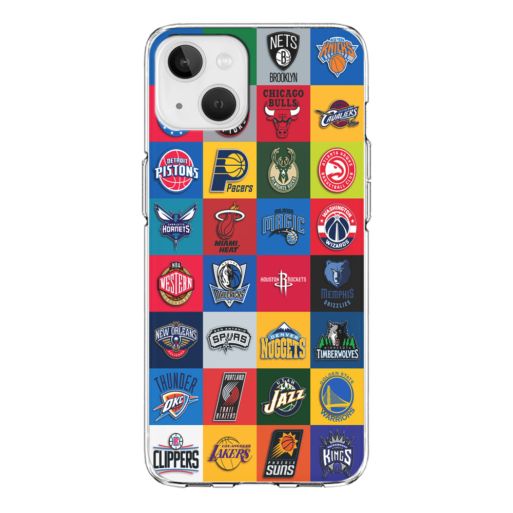 Basketball Teams NBA iPhone 15 Plus Case-Phone Case-Clear Soft Case-Altracase