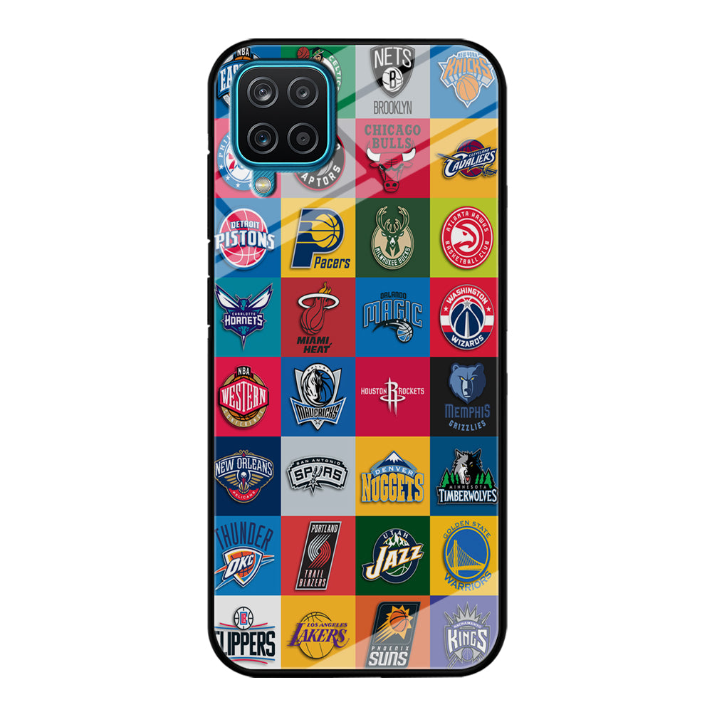 Basketball Teams NBA Samsung Galaxy A12 Case-Phone Case-Tempered Glass Case-Altracase