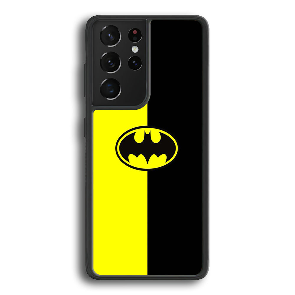 Batman 004 Samsung Galaxy S21 Ultra Case-Phone Case-Rubber Black (2D Case)-Altracase