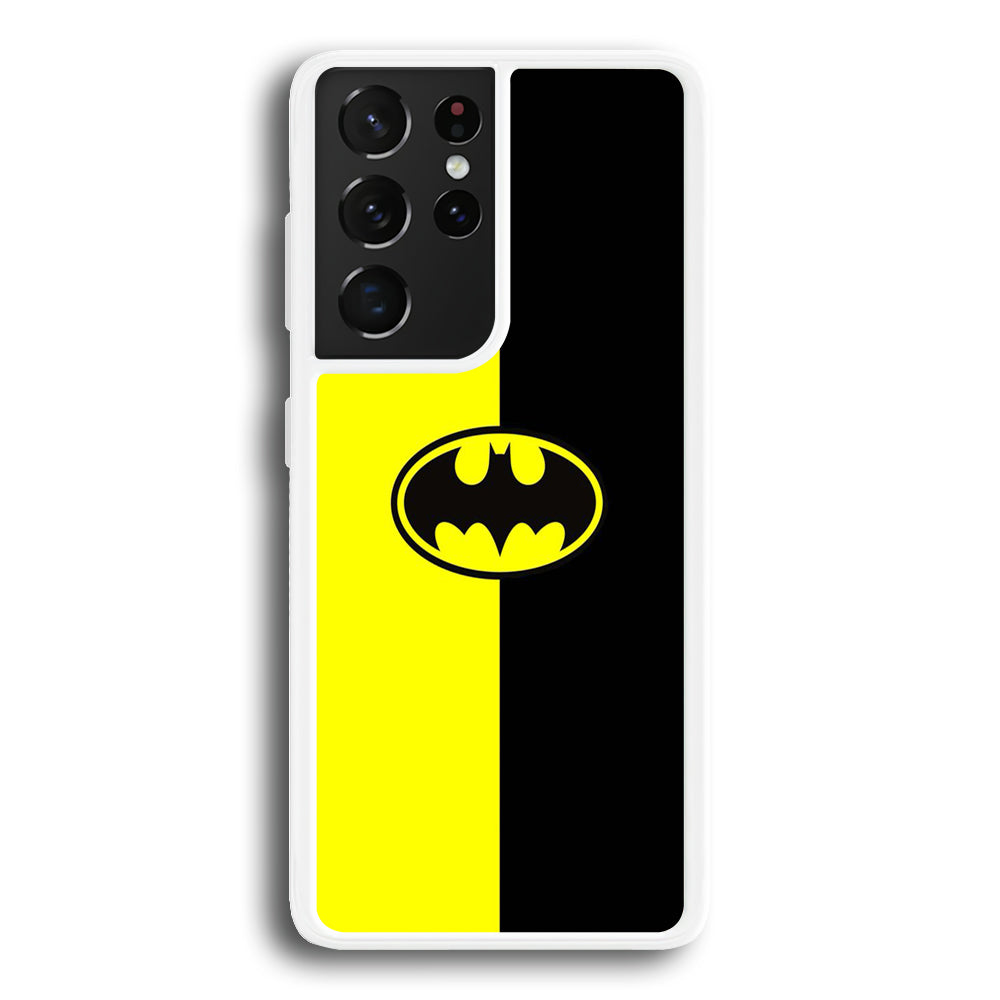 Batman 004 Samsung Galaxy S21 Ultra Case-Phone Case-Rubber White (2D Case)-Altracase