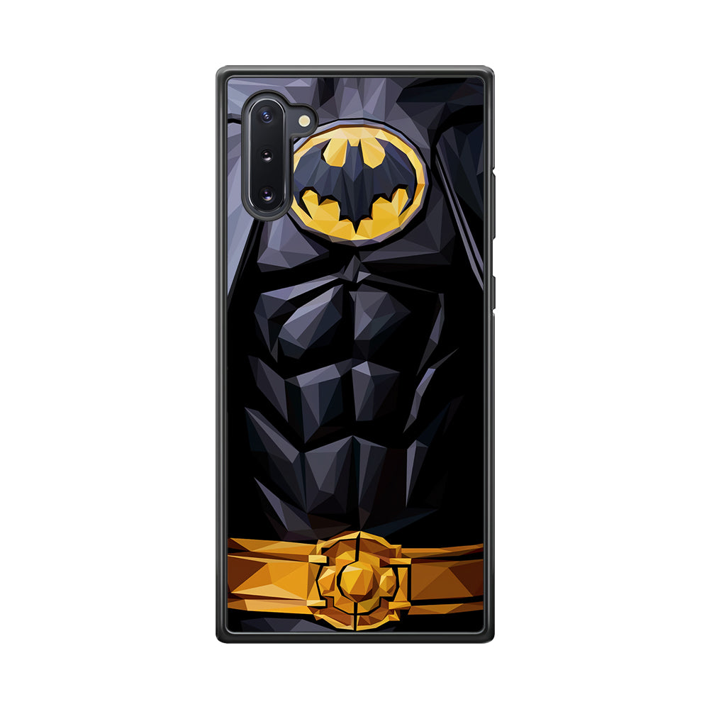 Batman Suit Armor Samsung Galaxy Note 10 Case-Phone Case-Rubber Black (2D Case)-Altracase