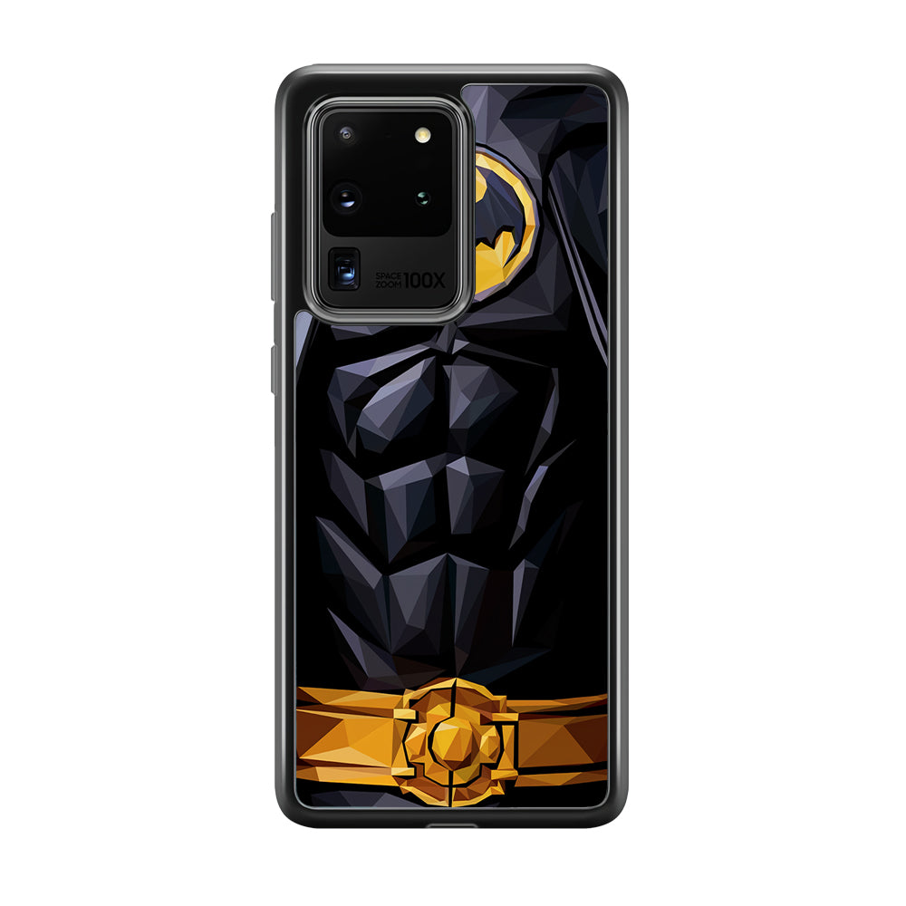Batman Suit Armor Samsung Galaxy S20 Ultra Case-Phone Case-Rubber Black (2D Case)-Altracase