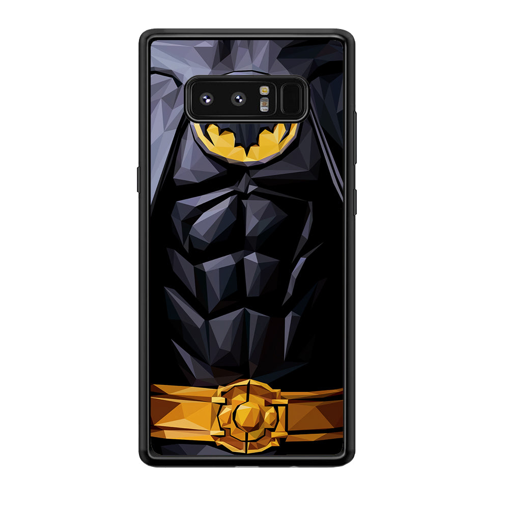 Batman Suit Armor Samsung Galaxy Note 8 Case-Phone Case-Rubber Black (2D Case)-Altracase