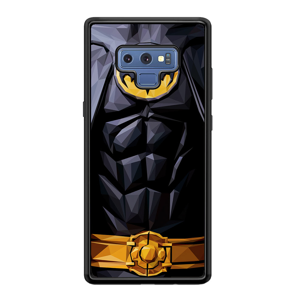 Batman Suit Armor Samsung Galaxy Note 9 Case-Phone Case-Rubber Black (2D Case)-Altracase