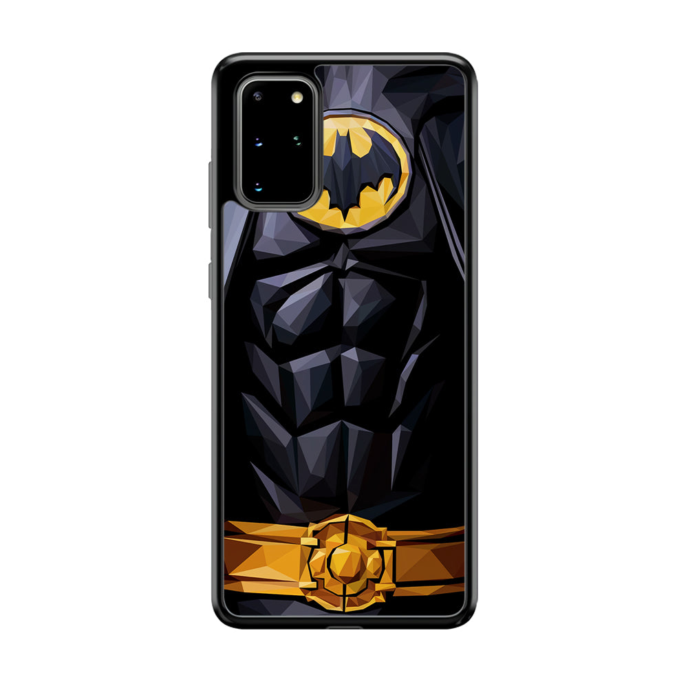 Batman Suit Armor Samsung Galaxy S20 Plus Case-Phone Case-Rubber Black (2D Case)-Altracase