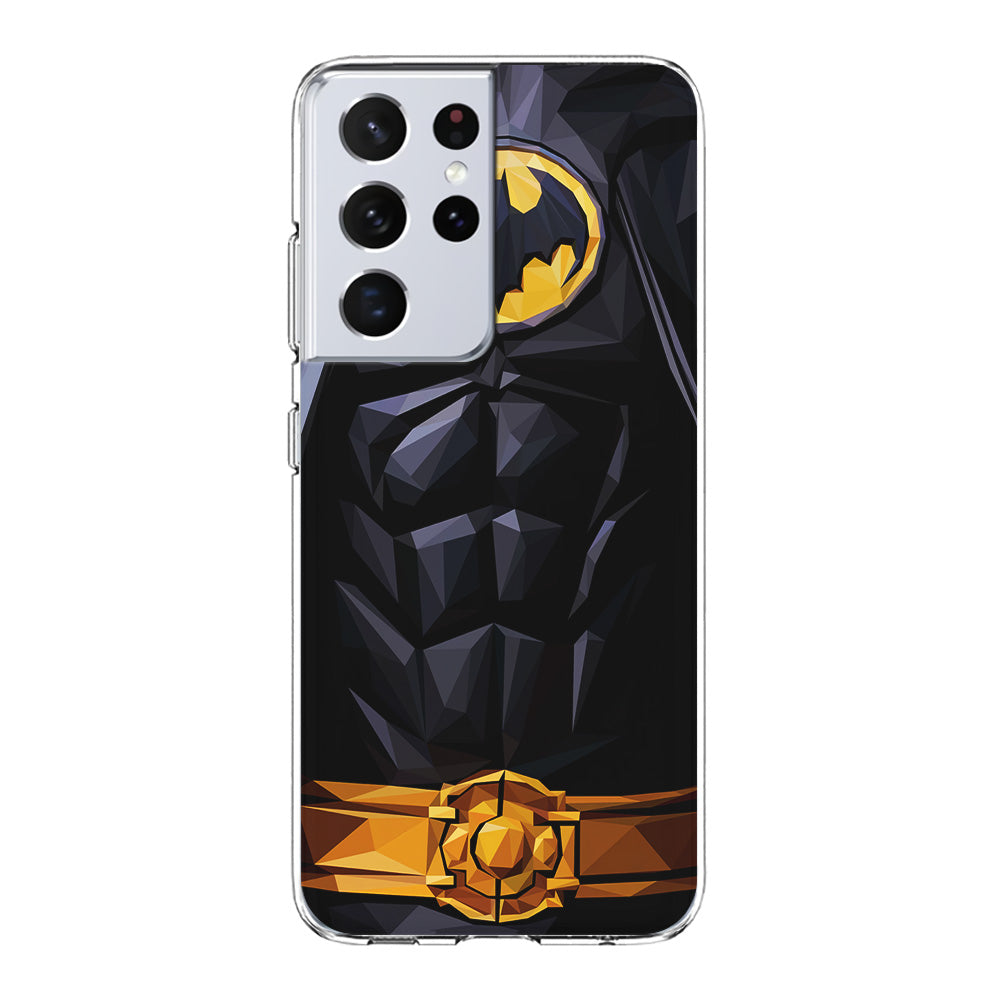 Batman Suit Armor Samsung Galaxy S21 Ultra Case-Phone Case-Clear Soft Case-Altracase