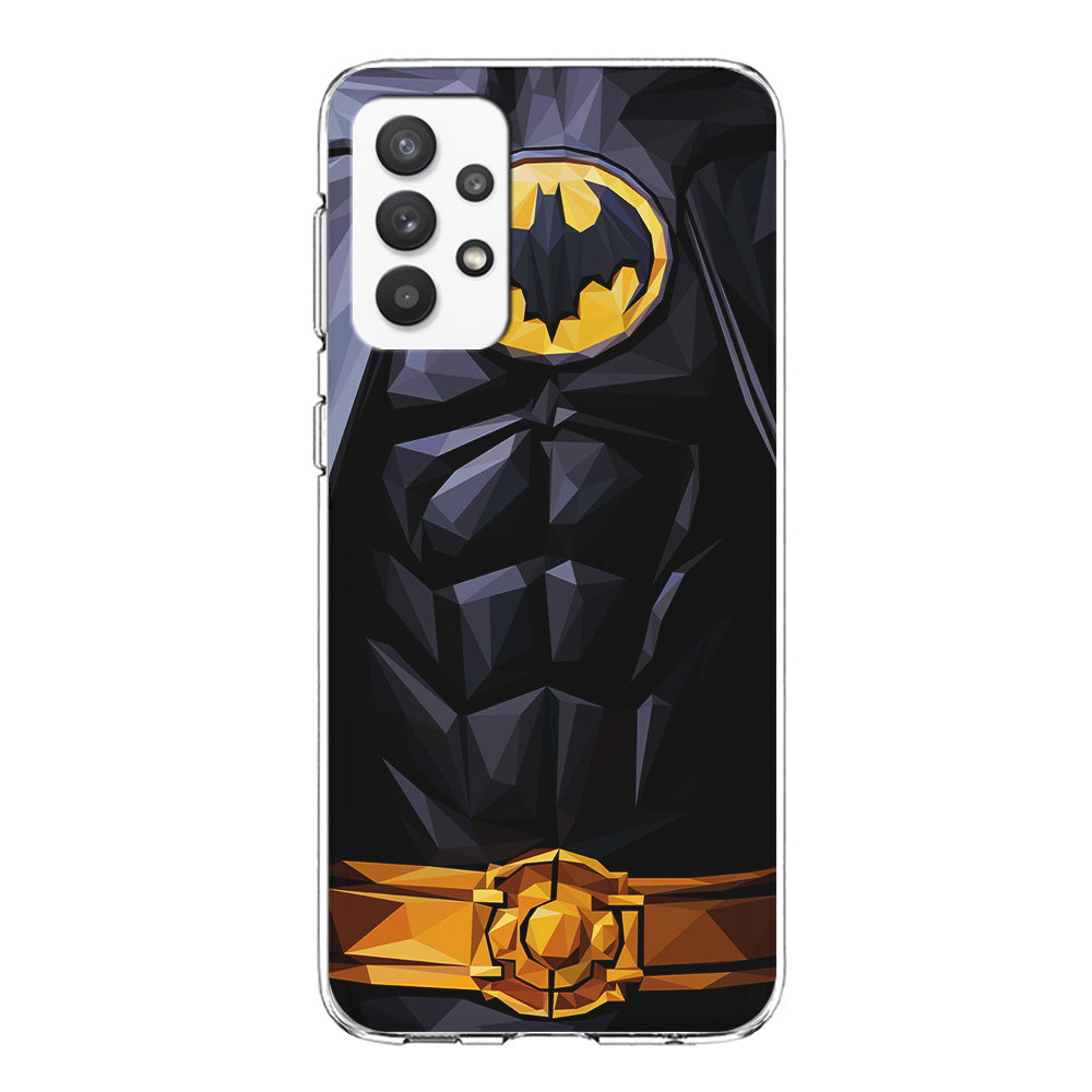 Batman Suit Armor Samsung Galaxy A32 Case-Phone Case-Clear Soft Case-Altracase