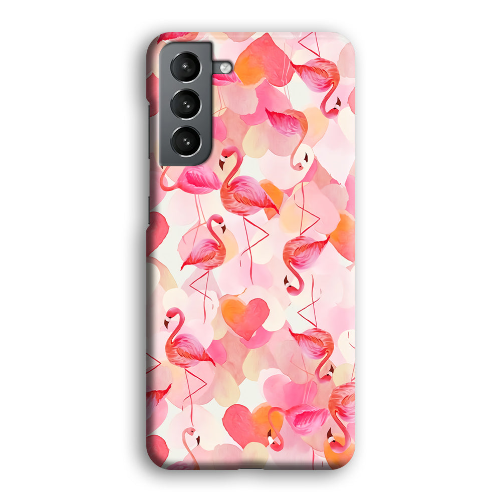 Beautiful Flamingo Art Samsung Galaxy S21 Plus Case-Phone Case-3D Case-Altracase