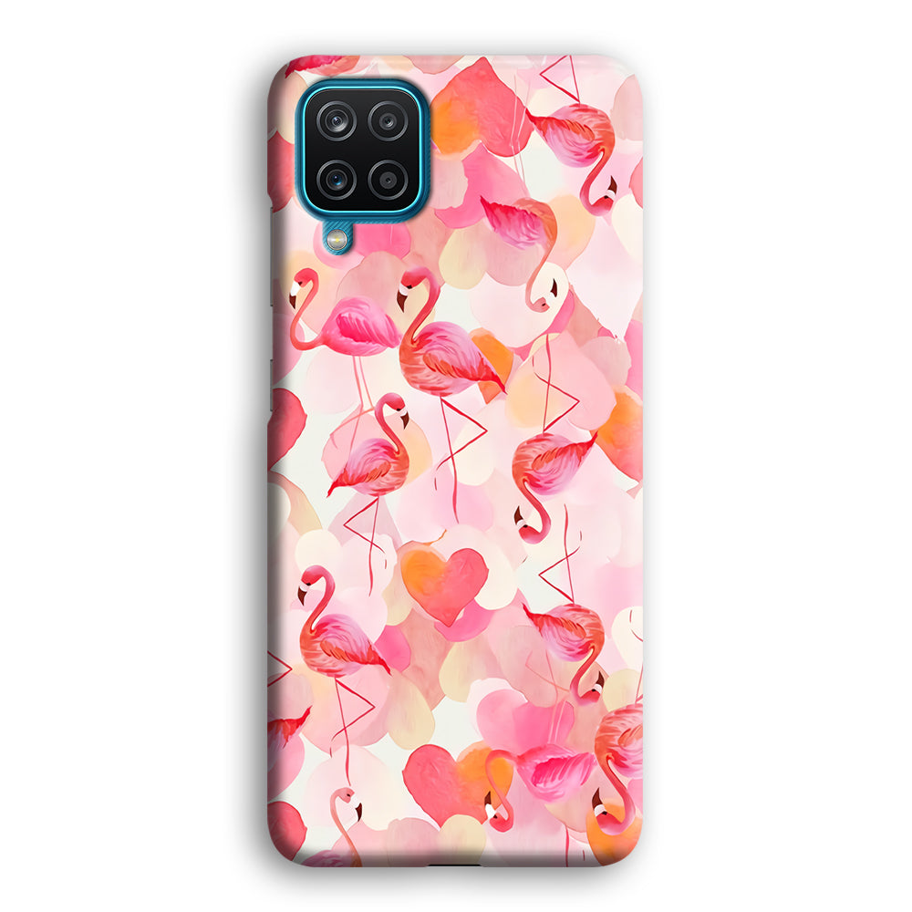 Beautiful Flamingo Art Samsung Galaxy A12 Case-Phone Case-3D Case-Altracase
