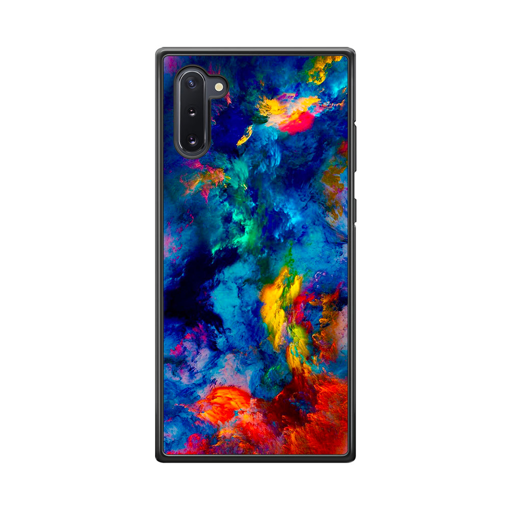 Beautiful Marble Colorful 001 Samsung Galaxy Note 10 Case-Phone Case-Rubber Black (2D Case)-Altracase