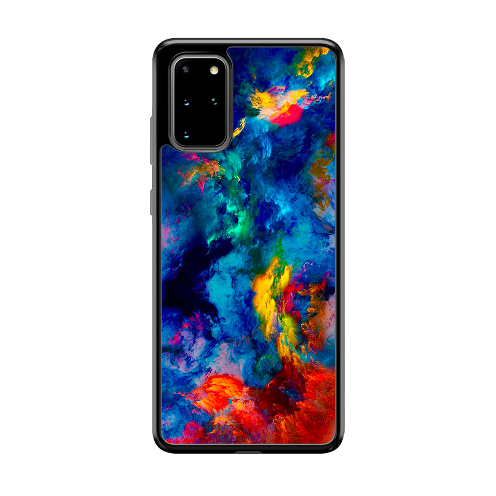 Beautiful Marble Colorful 001 Samsung Galaxy S20 Plus Case-Phone Case-Rubber Black (2D Case)-Altracase