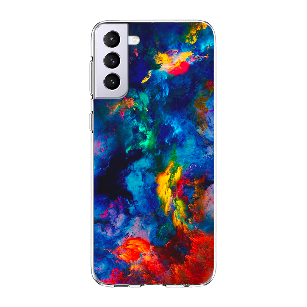 Beautiful Marble Colorful 001 Samsung Galaxy S21 Plus Case-Phone Case-Clear Soft Case-Altracase