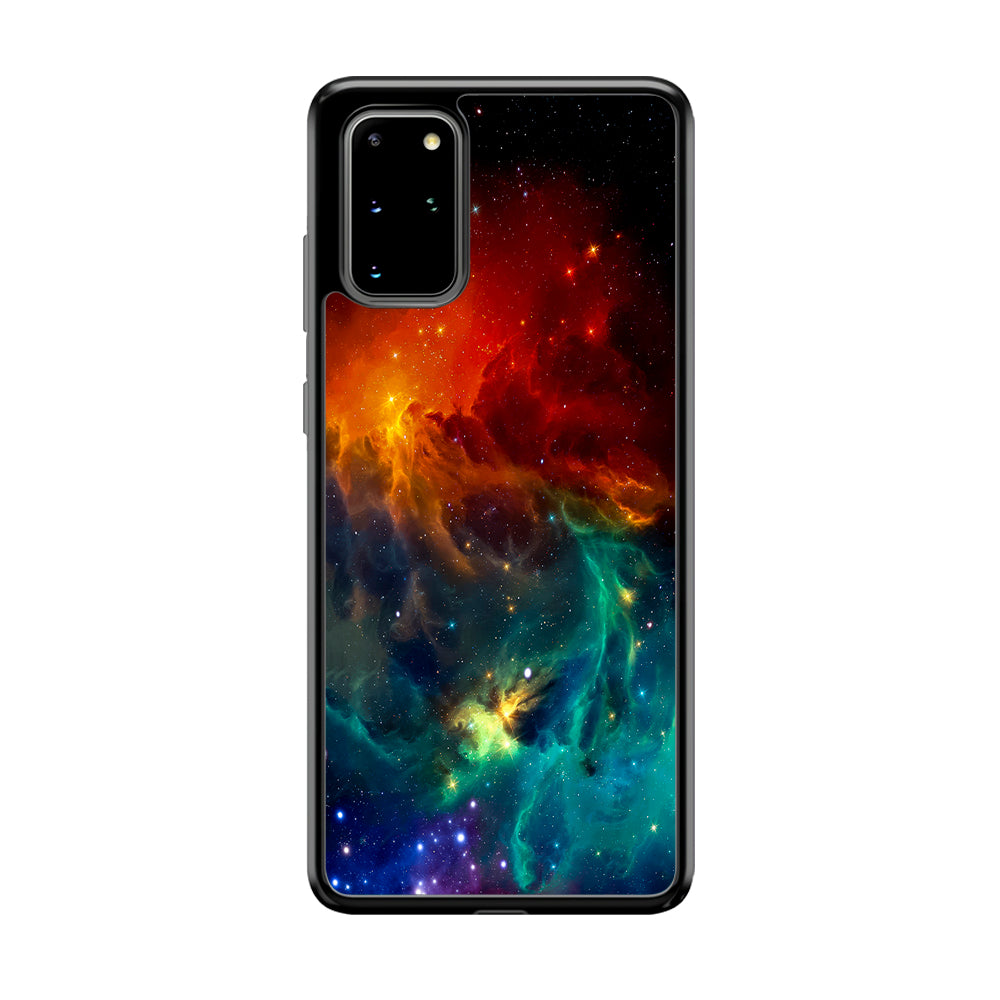 Beautiful Space Colorful 001 Samsung Galaxy S20 Plus Case-Phone Case-Rubber Black (2D Case)-Altracase