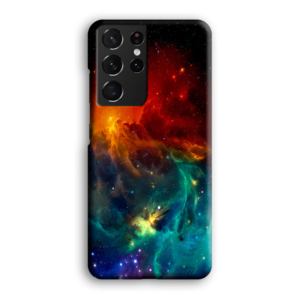 Beautiful Space Colorful 001 Samsung Galaxy S21 Ultra Case-Phone Case-3D Case-Altracase