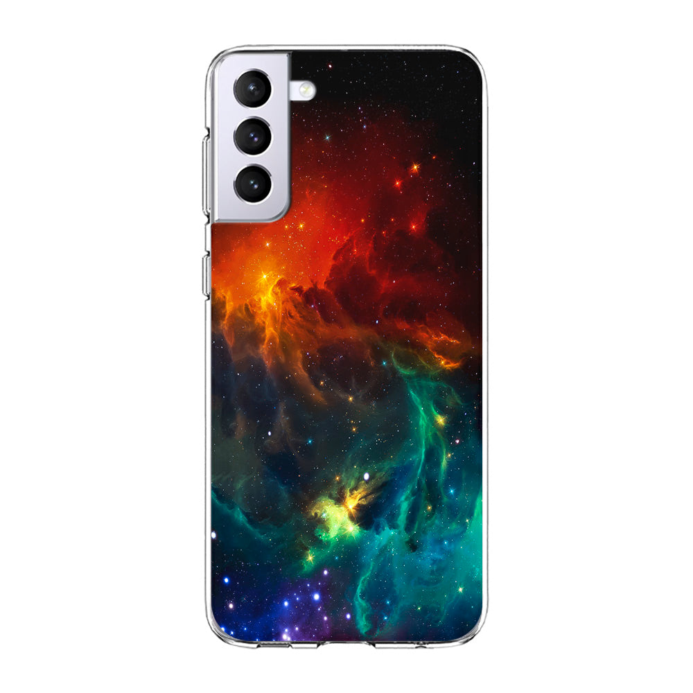 Beautiful Space Colorful 001 Samsung Galaxy S21 Plus Case-Phone Case-Clear Soft Case-Altracase