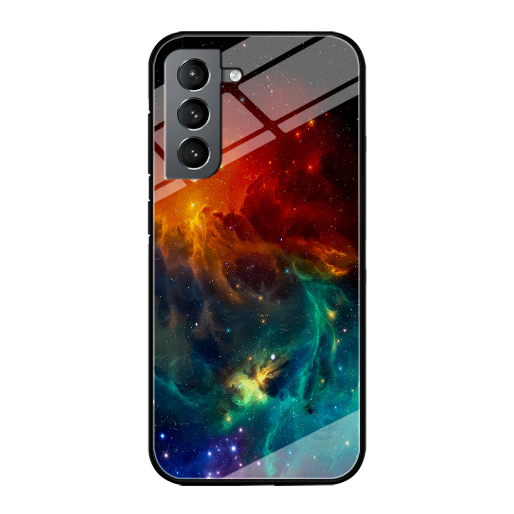 Beautiful Space Colorful 001 Samsung Galaxy S22 Plus Case-Phone Case-Tempered Glass Case-Altracase