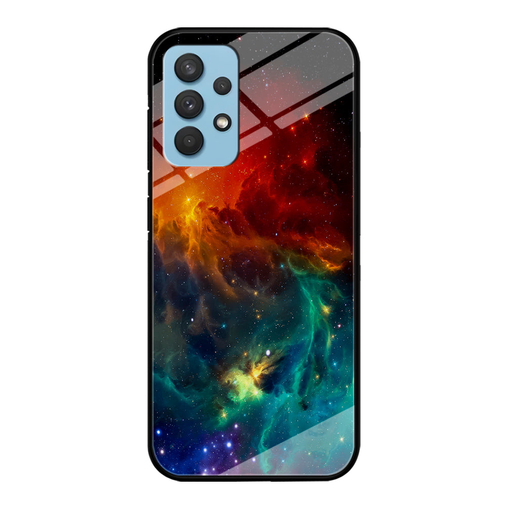 Beautiful Space Colorful 001 Samsung Galaxy A32 Case-Phone Case-Tempered Glass Case-Altracase