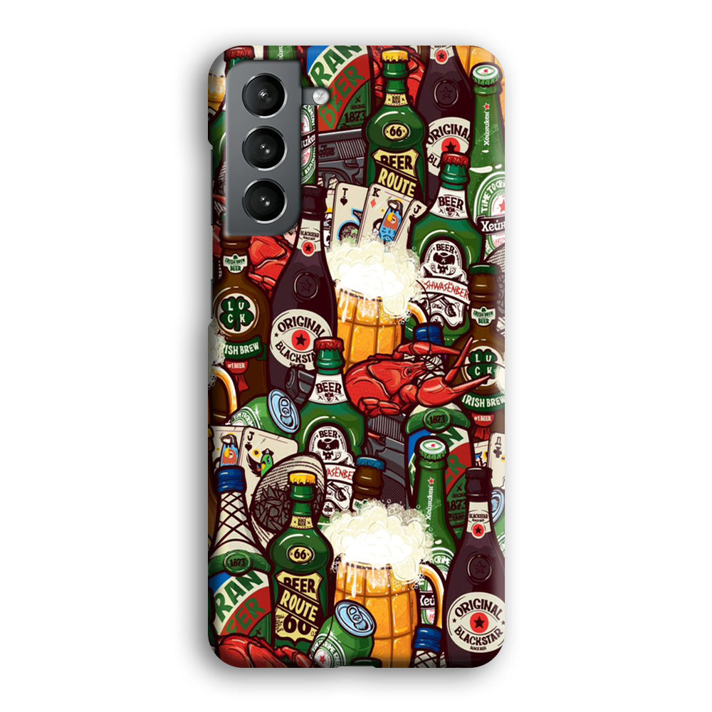 Beer Bottle Art Samsung Galaxy S21 Plus Case-Phone Case-3D Case-Altracase