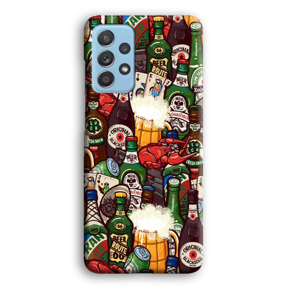 Beer Bottle Art Samsung Galaxy A52 Case-Phone Case-3D Case-Altracase