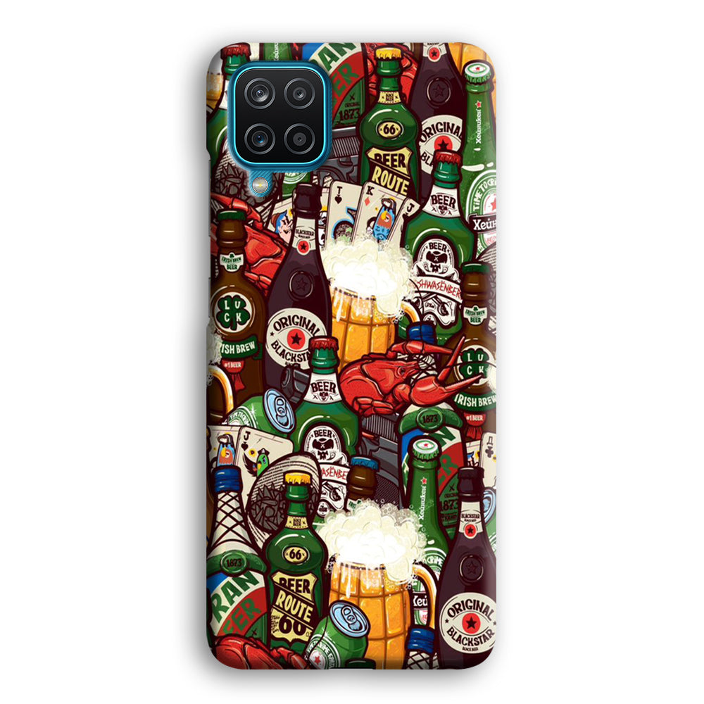 Beer Bottle Art Samsung Galaxy A12 Case-Phone Case-3D Case-Altracase