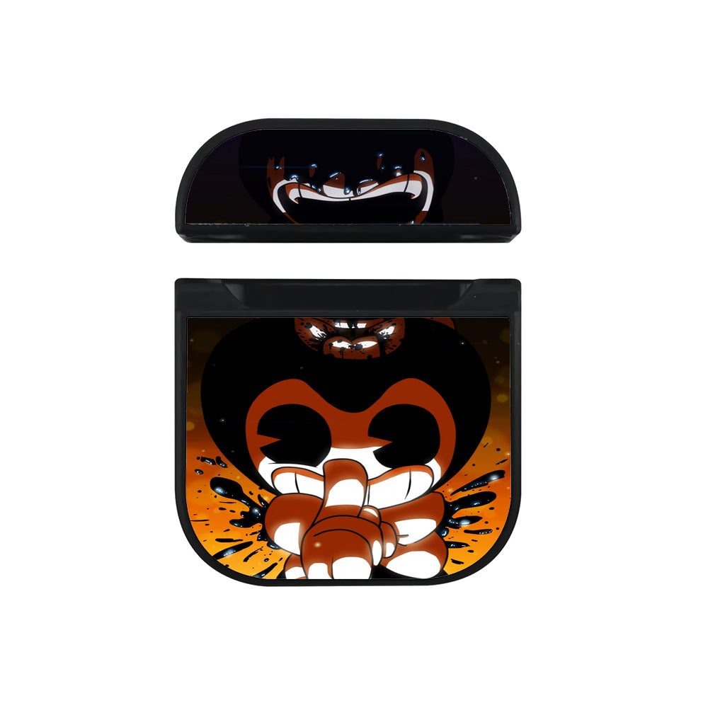 Bendy and the Ink Machine Poster Hard Plastic Case Cover For Apple Airpods-AirPod Case-Black-Altracase