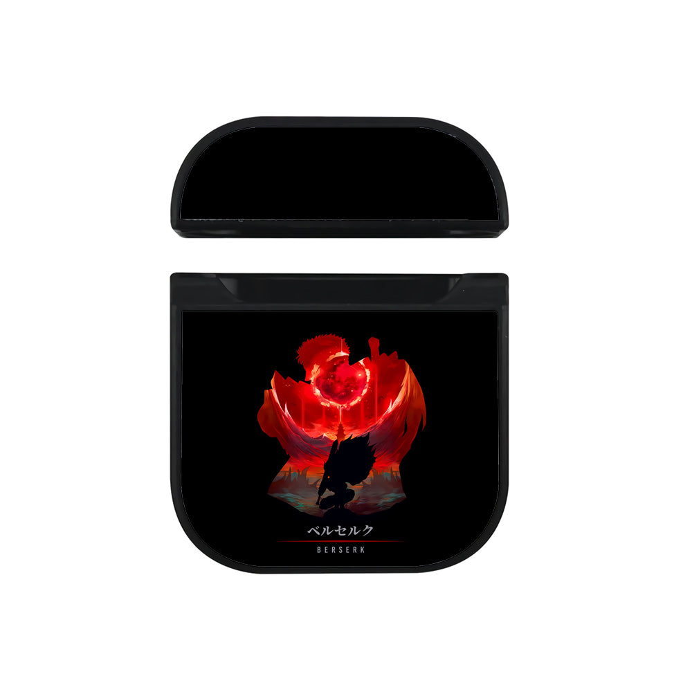 Berserk Bloody Illusion Silhouette Apple AirPods Case-AirPod Case-Black-Altracase