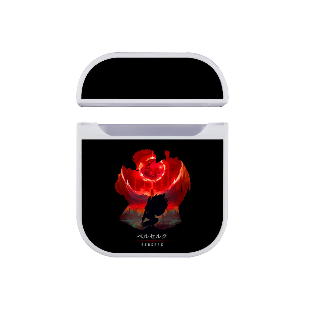 Berserk Bloody Illusion Silhouette Apple AirPods Case-AirPod Case-White-Altracase