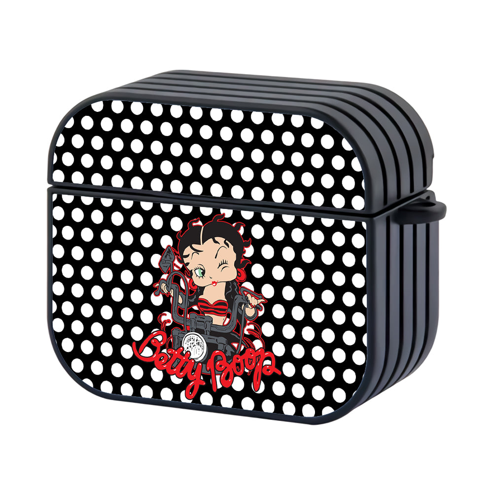 Betty Boop White Dot Hard Plastic Case Cover For Apple Airpods 3 - AirPod Case - Altracase
