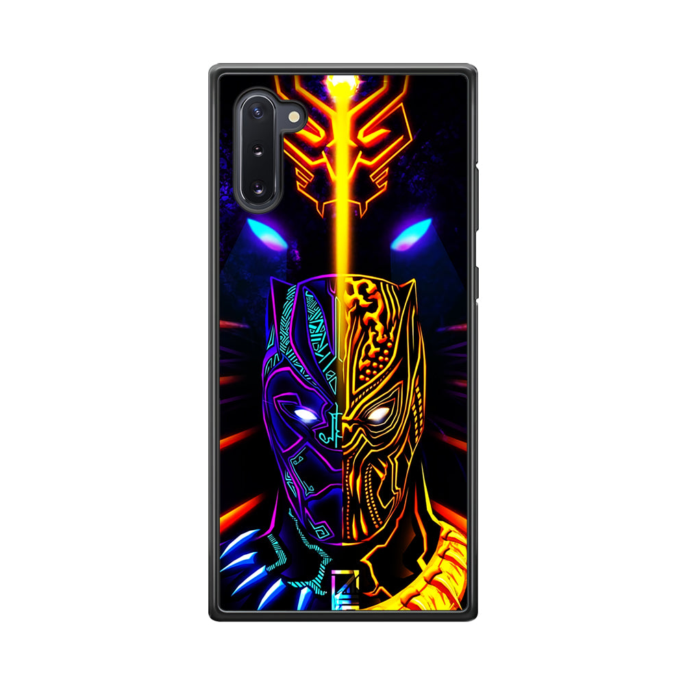 Black Panther And Golden Jaguar Samsung Galaxy Note 10 Case-Phone Case-Rubber Black (2D Case)-Altracase