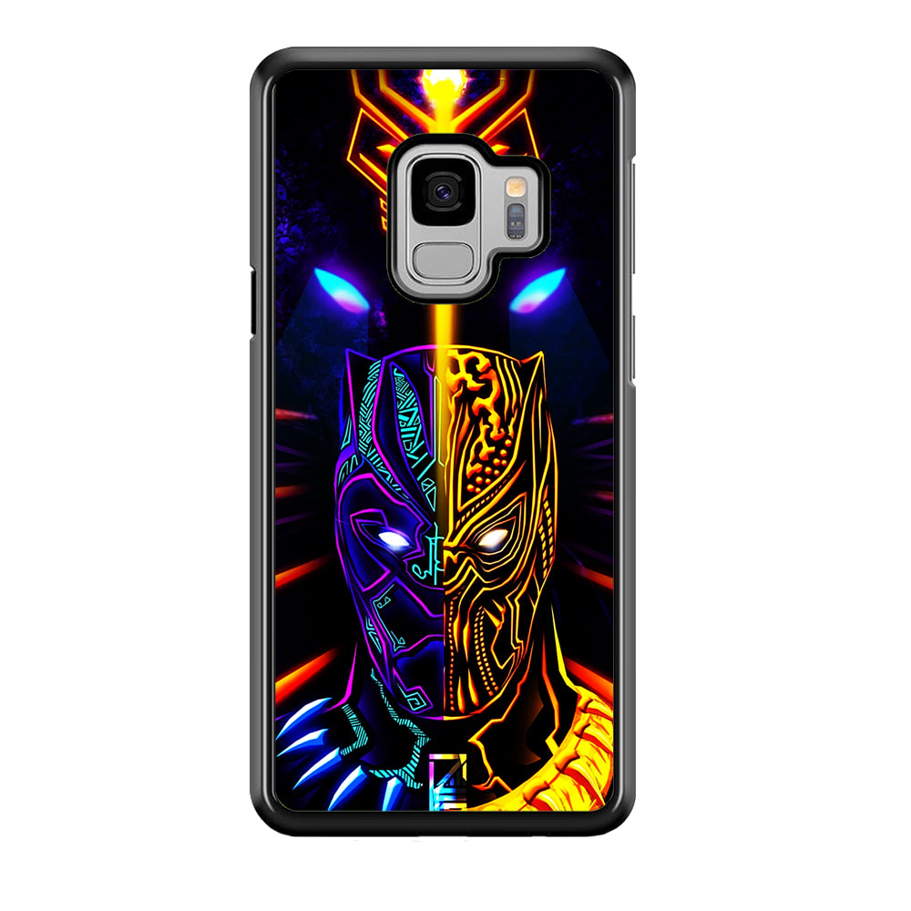 Black Panther And Golden Jaguar Samsung Galaxy S9 Case-Phone Case-Tempered Glass Case-Altracase