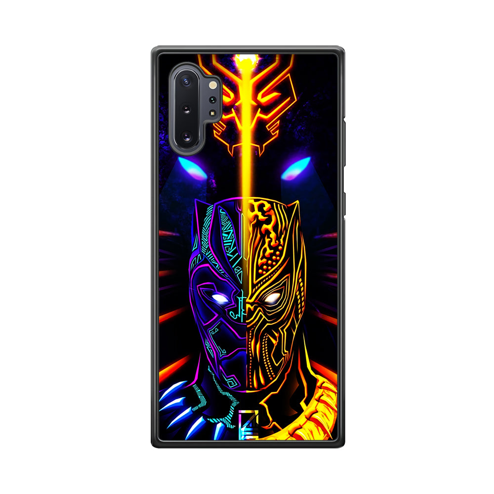 Black Panther And Golden Jaguar Samsung Galaxy Note 10 Plus Case-Phone Case-Tempered Glass Case-Altracase