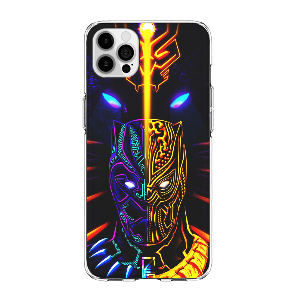 Black Panther And Golden Jaguar iPhone 14 Pro Case-Phone Case-Clear Soft Case-Altracase