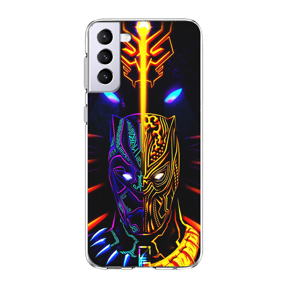Black Panther And Golden Jaguar Samsung Galaxy S22 Case-Phone Case-Clear Soft Case-Altracase