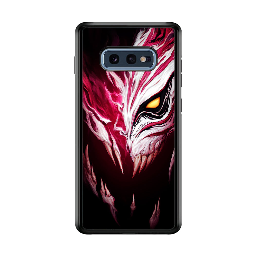 Bleach Hollow Mask Art Samsung Galaxy S10E Case-Phone Case-Rubber Black (2D Case)-Altracase