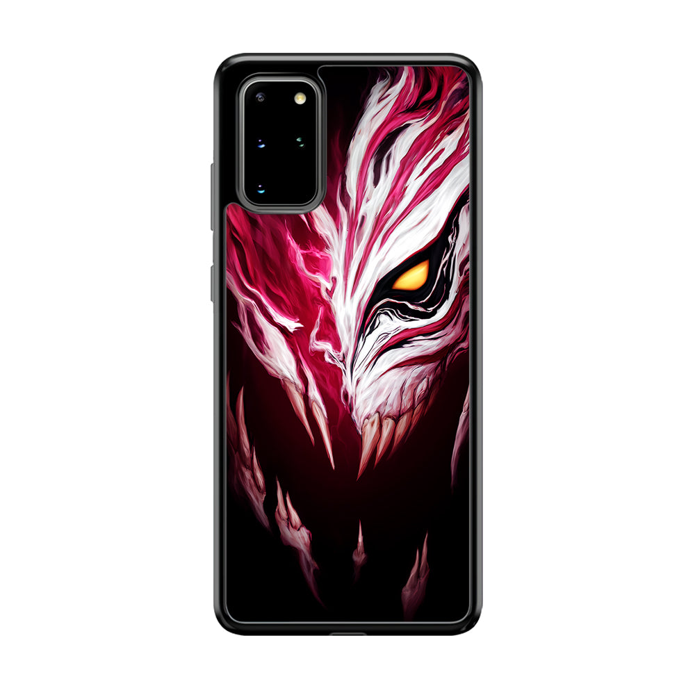 Bleach Hollow Mask Art Samsung Galaxy S20 Plus Case-Phone Case-Rubber Black (2D Case)-Altracase