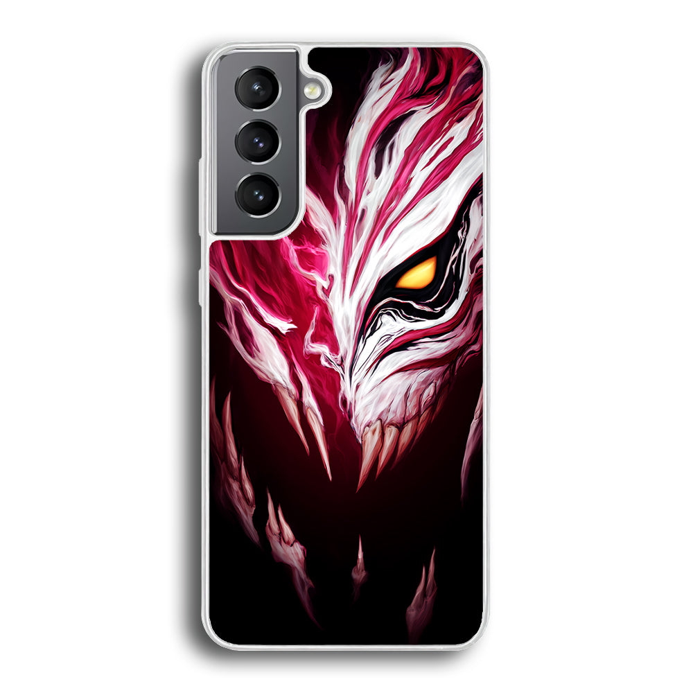Bleach Hollow Mask Art Samsung Galaxy S21 Plus Case-Phone Case-Rubber White (2D Case)-Altracase