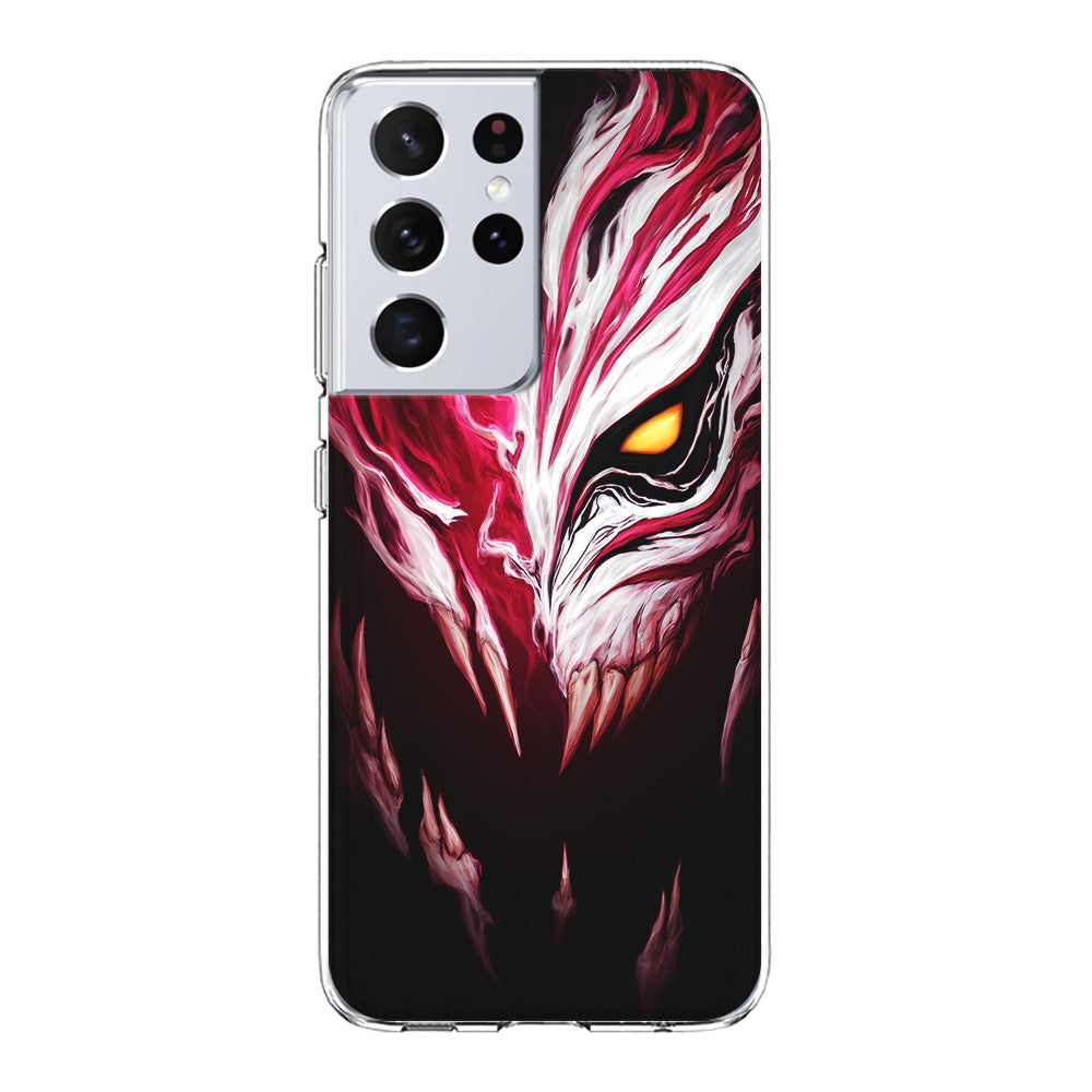 Bleach Hollow Mask Art Samsung Galaxy S21 Ultra Case-Phone Case-Clear Soft Case-Altracase