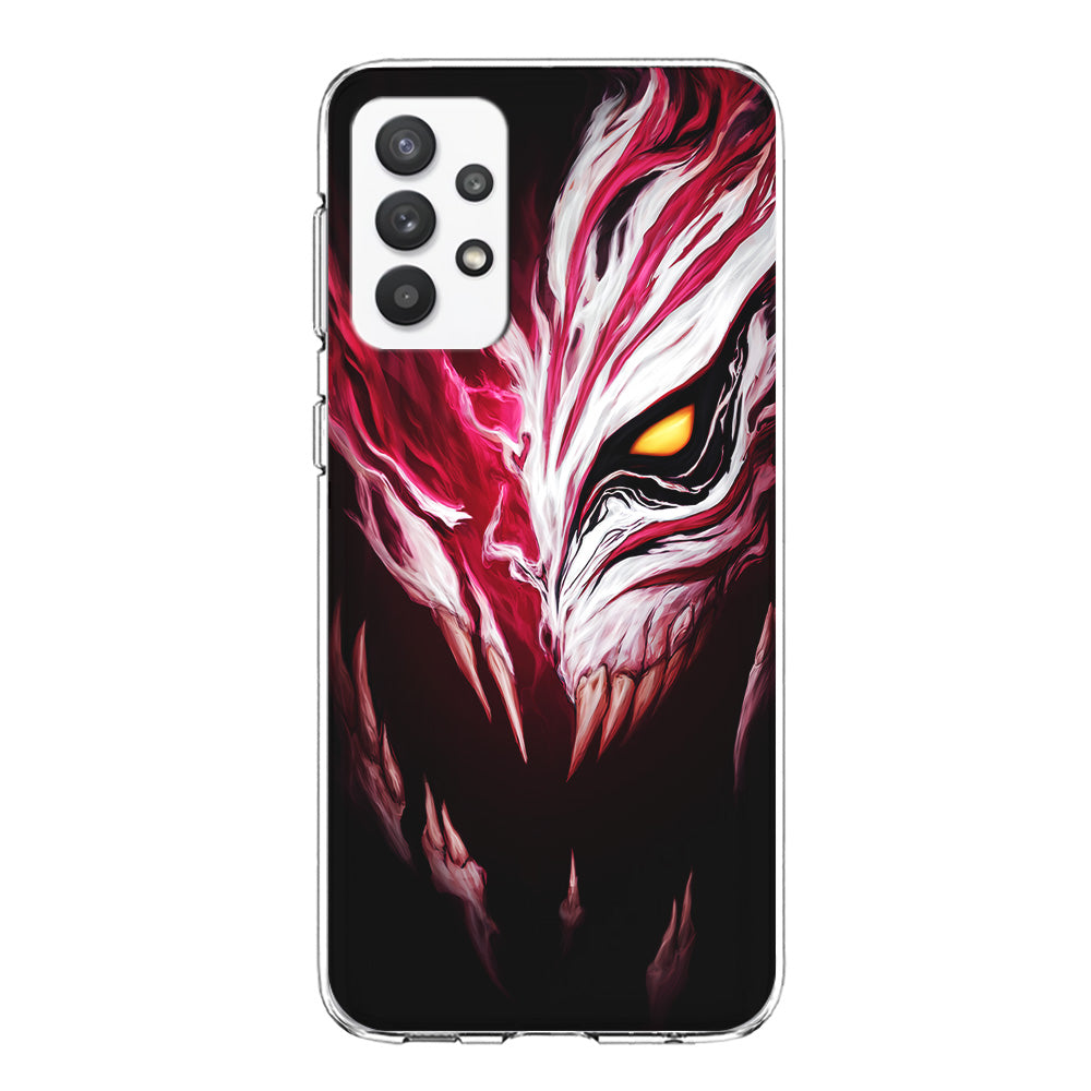 Bleach Hollow Mask Art Samsung Galaxy A32 Case-Phone Case-Clear Soft Case-Altracase