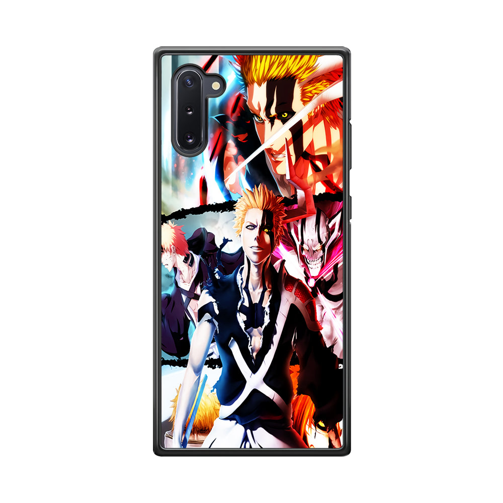 Bleach Ichigo Kurosaki Collage Samsung Galaxy Note 10 Case-Phone Case-Rubber Black (2D Case)-Altracase